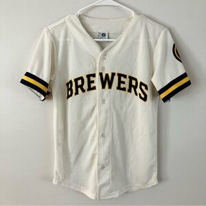 Milwaukee Brewers Youth Baseball Jersey MLB Licensed